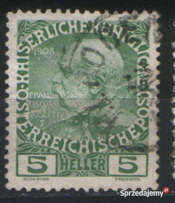Zn Austria Mi 142 kas 1908 Kolekcje Gliwice