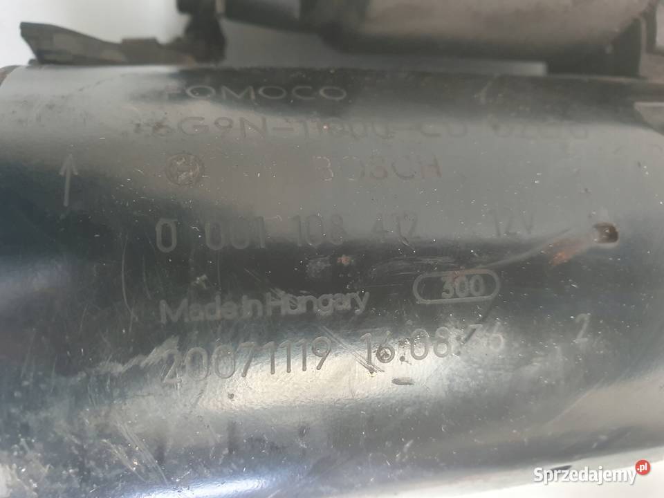 Volvo S80 II 32 ROZRUSZNIK bosch 0001108412 Układ elektryczny silnika Janów
