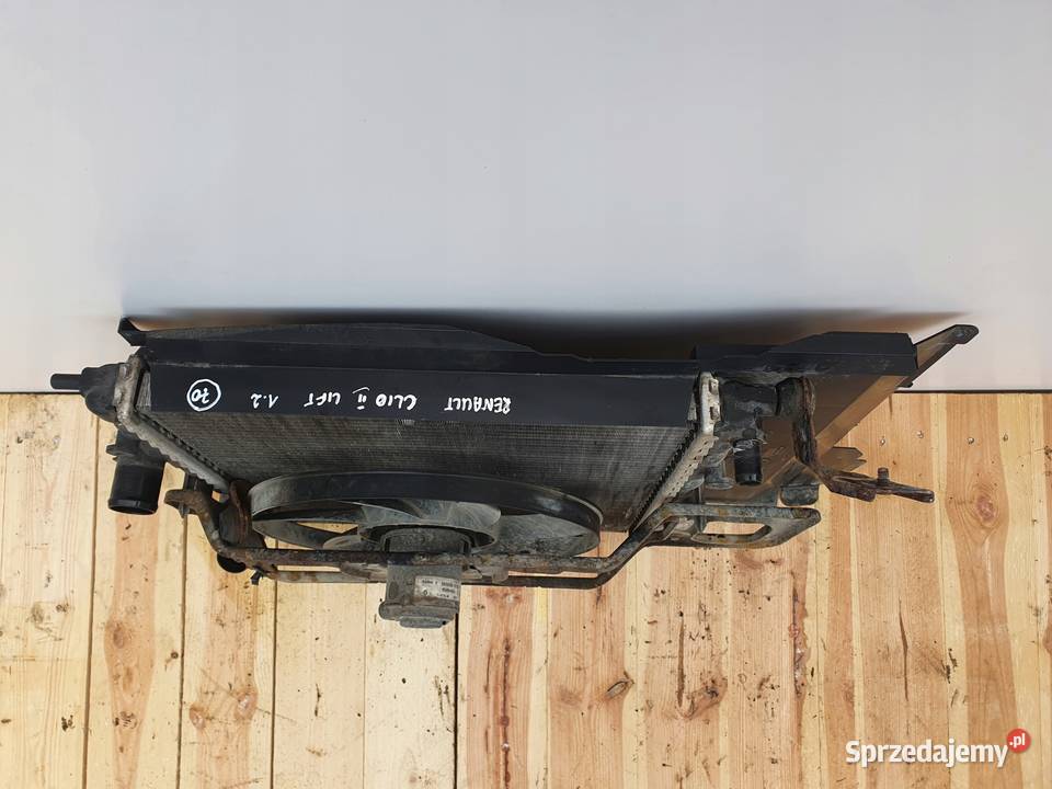 Clio II 12 16V CHŁODNICE KOMPLET Wentylator Janów