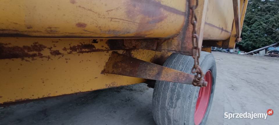 Przyczepa skorupowa z kiprem 7 ton dokumenty Zborówek sprzedam