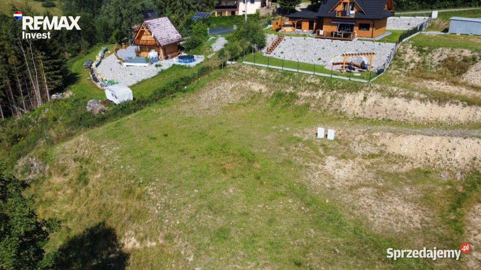Działka budowlana 732 m z widokiem na góry