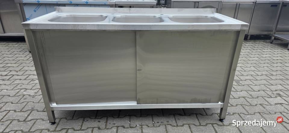 Zlew 3 Komorowy Drzwi Suwane 1506085 M1300 N Gastronomia Nowe Skalmierzyce