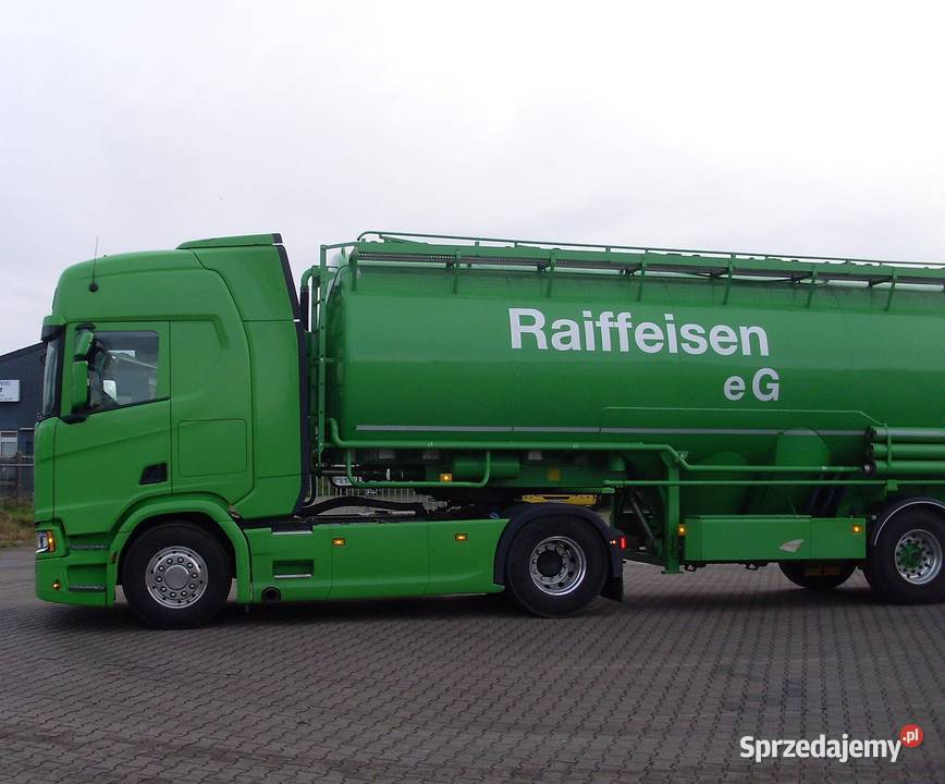 Zestaw do przewozu paszy naczepa silos cysterna Warszawa sprzedam