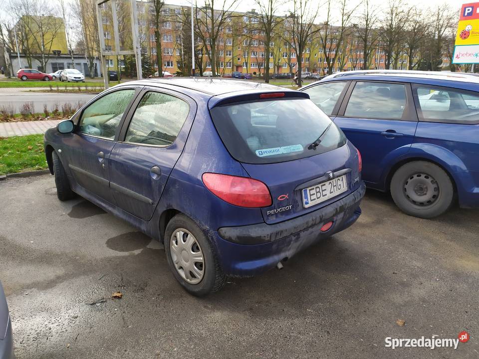 Peugeot 206 11 uszkodzone sprzęgło Rok produkcji 1999 Pabianice