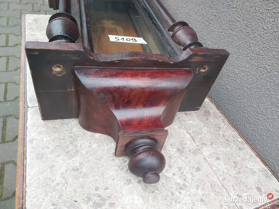 S109 Skrzynia obudowa starego zegara szafka