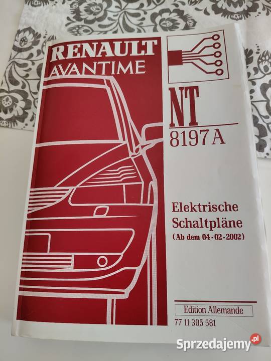Renault avantime elektryka schematy opisy łódzkie Inowłódz sprzedam