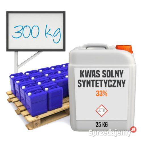 Kwas solny syntetyczny min 33 HCI chlorowodór Katowice