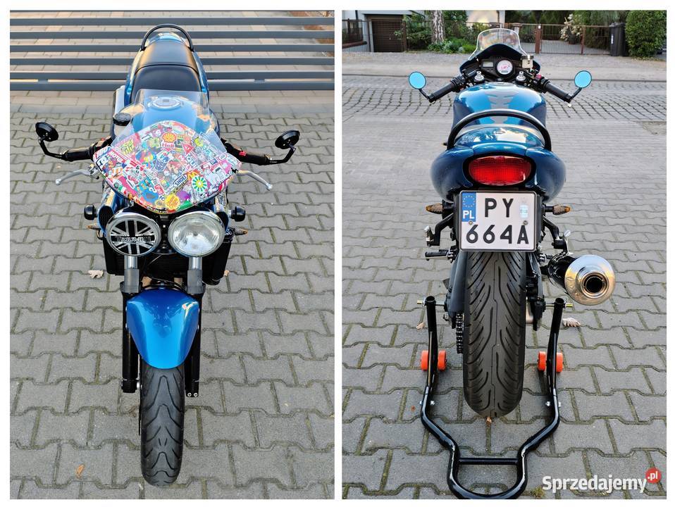 Triumph Speed Four naked streetfighter 34 000 podgrzewane manetki Triumph Poznań
