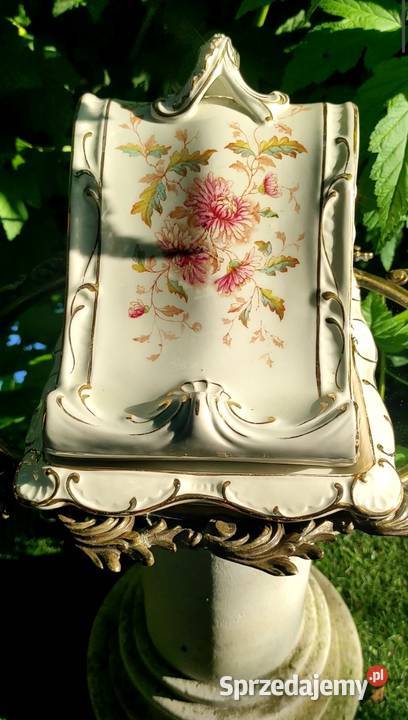 Prawdziwy Unikat Antyczna PorcelanowaBarokowa Porcelana i szkło Pabianice
