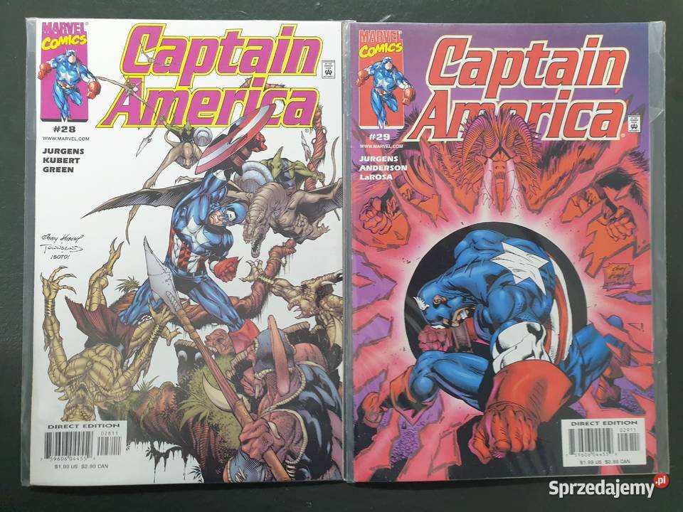 Captain America zestaw 13 oryginalnych komiksów Gdynia
