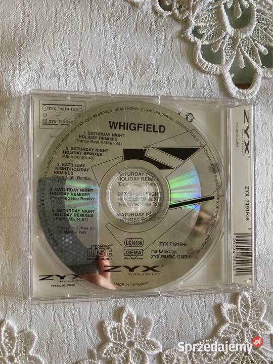 Płyta CD Holiday Remixes Whigfield Saturday Czerwionka-Leszczyny