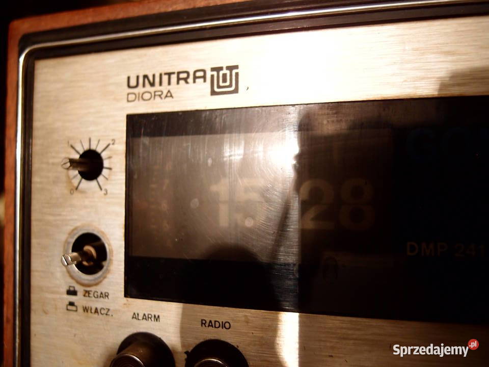 z dawnych lat radio z zegarem Diora Unitra Gong łódzkie Łódź