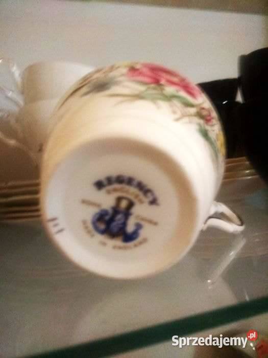 Maki Filiżanka z talerzykiem deserowym Regency pomorskie Gdańsk sprzedam