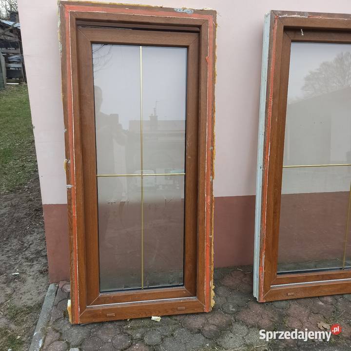 Okna złoty dąb z demontażu Rzeszów sprzedam