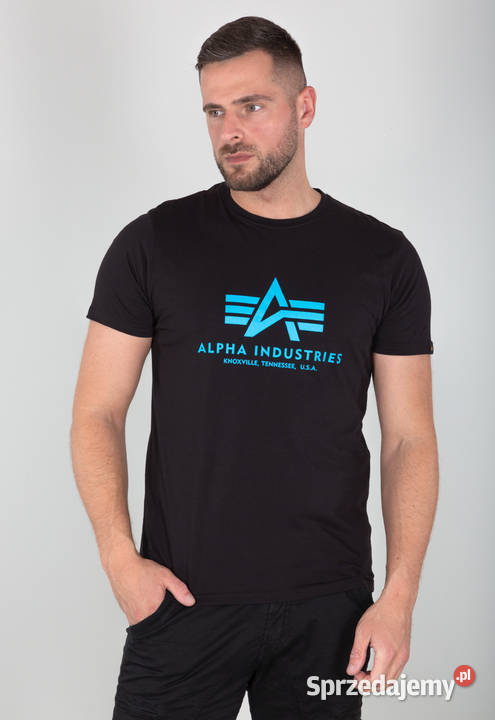 Alpha Industries TSHIRT BASIC duże logo różne Warszawa
