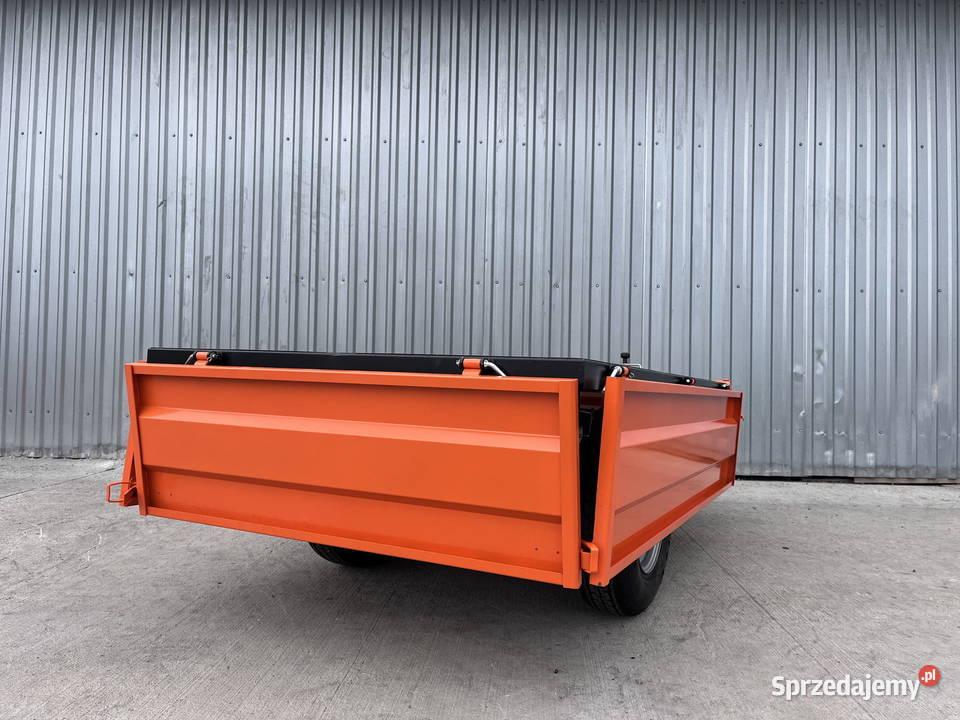 3 Jednoosiowa przyczepa rolnicza z kiprem Sanko Szubin