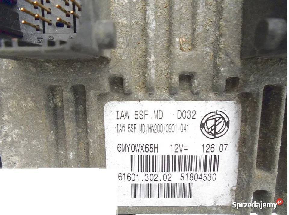 Fiat Linea zestaw komputer 5SFMD