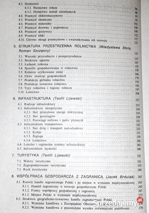 Geografia gospodarcza Polski Irena Fierla lubelskie Chełm