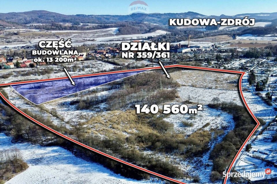 Wyjątkowy teren inwestycyjny 140560 m budowlana