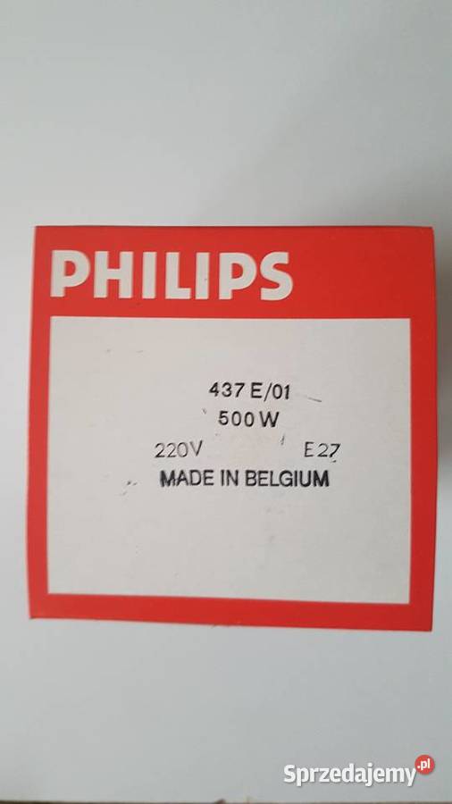 Żarówka Philips 500W 437 E1 Żarówki i świetlówki mazowieckie Warszawa