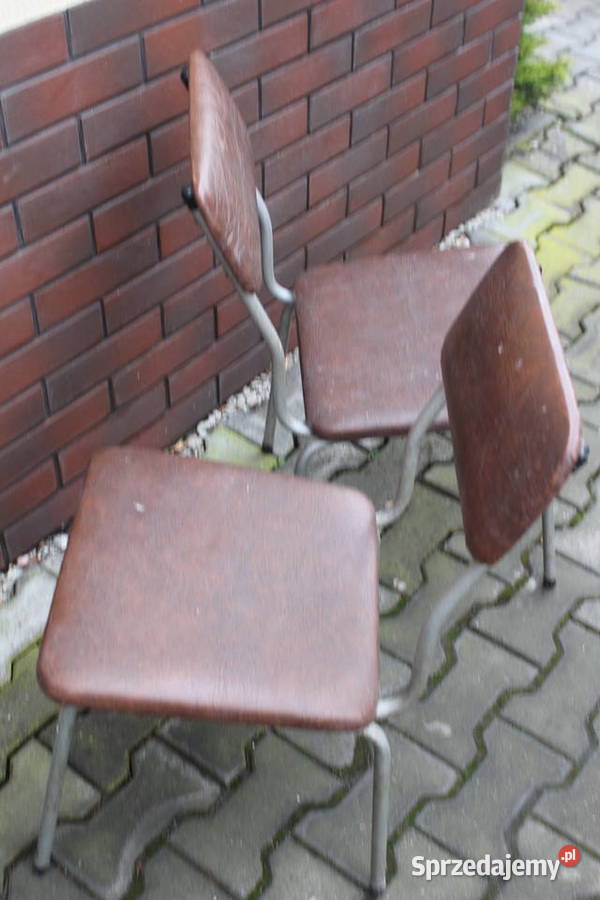 krzesło metalowe prl Kalisz sprzedam