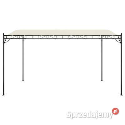 vidaXL Zadaszenie kremowe 4x3 m 180 gm tkanina i Warszawa