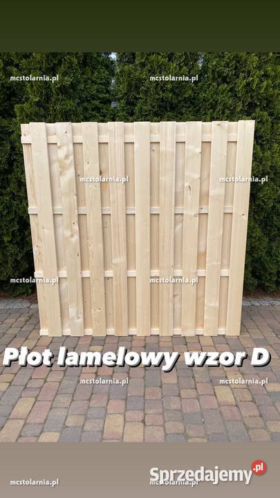 Donica z pergolą płot lamelowy pergola