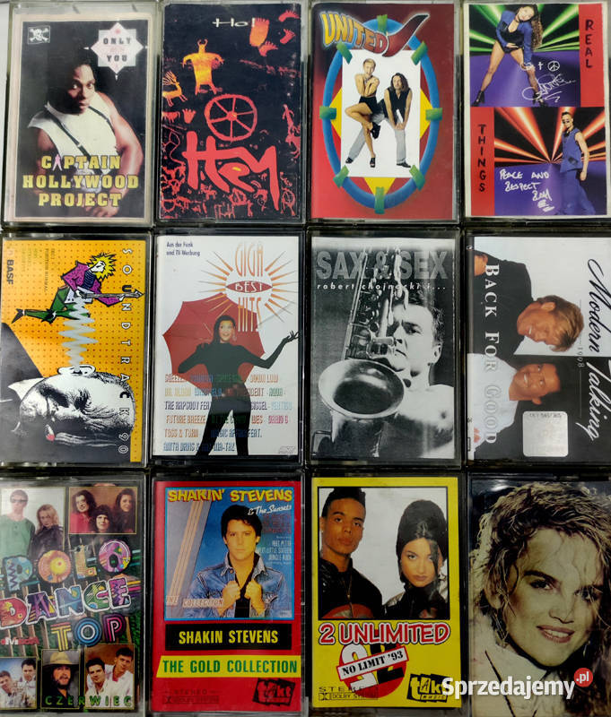 kasety magnetofonowe z muzyka rozrywkowa kaseta