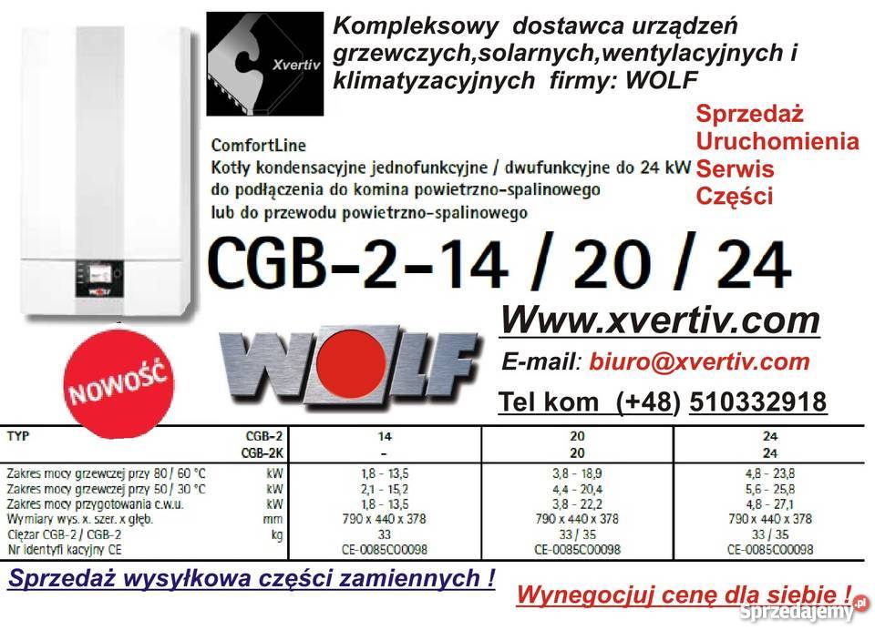 Wolf CGG1K2428 Elektroda zapłonowa i czujnik Sklep małopolskie Kraków