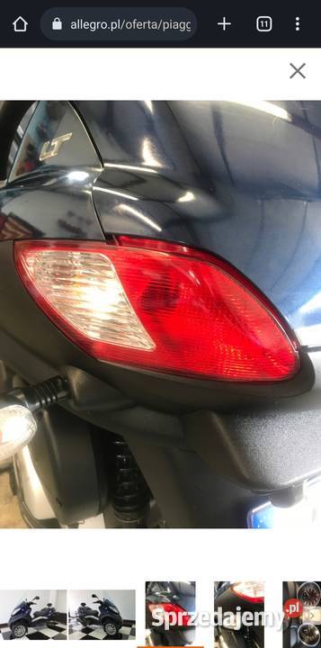 Piaggio MP 3 400 stelaż rozrusznik regulator Lwówek sprzedam