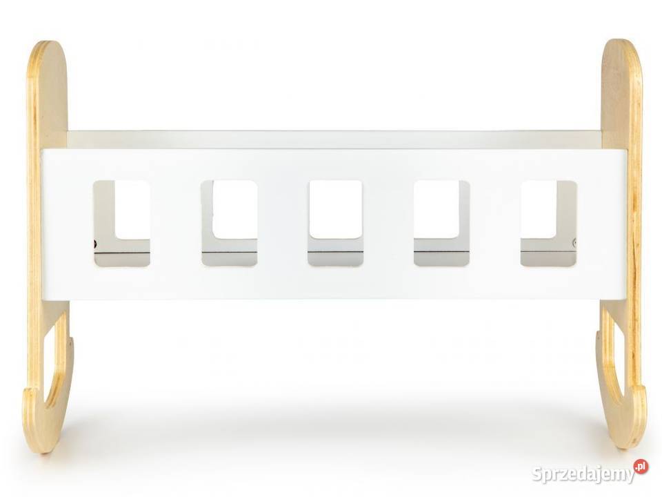 Drewniana kołyska łóżeczko lalek ECOTOYS podlaskie Bielsk Podlaski