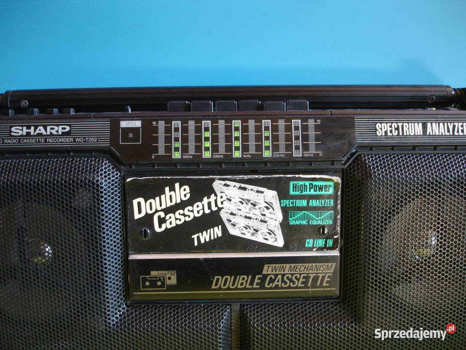 Radiomagnetofon SHARP WQT252H Zielona Góra
