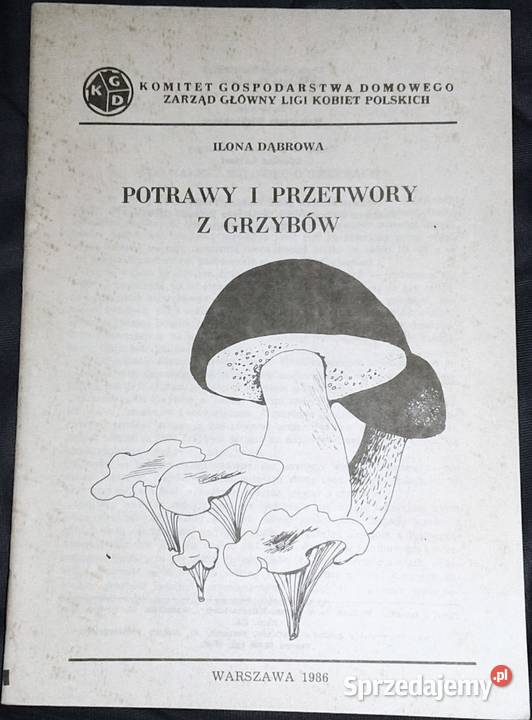 Potrawy i przetwory z grzybów Ilona Dąbrowa
