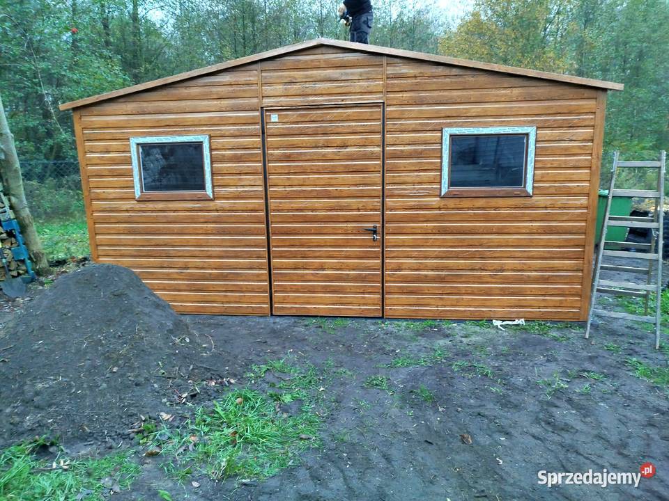 Garaż Blaszany Blaszak SchowekWiatka Garaże Sierpc sprzedam