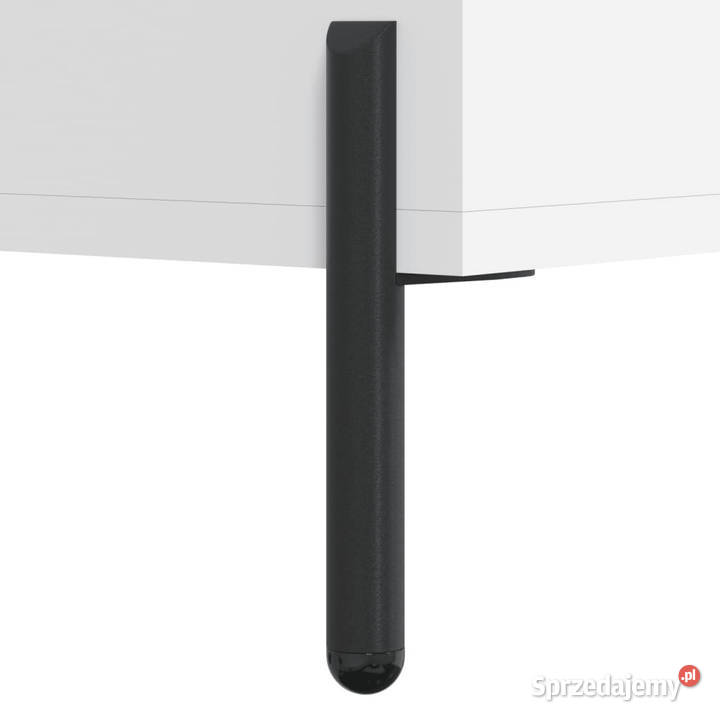 Wysoka szafka biała 695x31x115 materiał