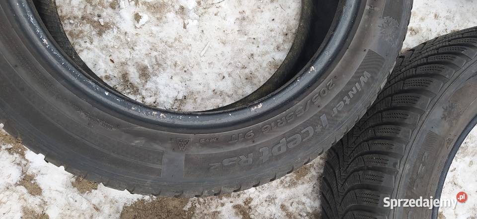 Komplet opon zimowych hankook 205 55 Kozienice