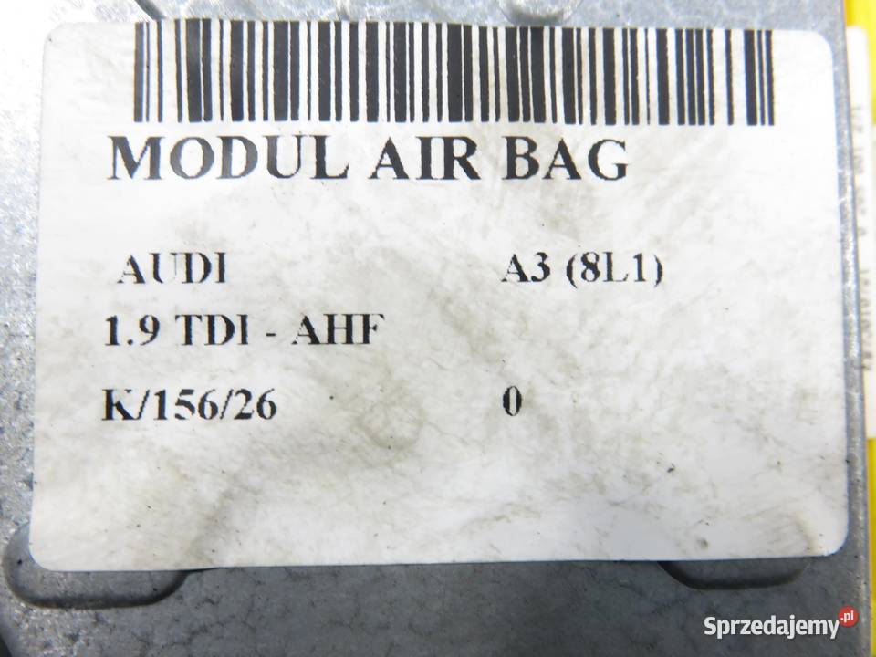 MODUŁ AIRBAG AUDI A3 8L1 8L0959655K 0285001271 małopolskie