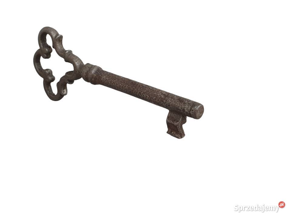 Stary stylowy metalowy klucz XVIIIXIX w ręcznie Cieszyn