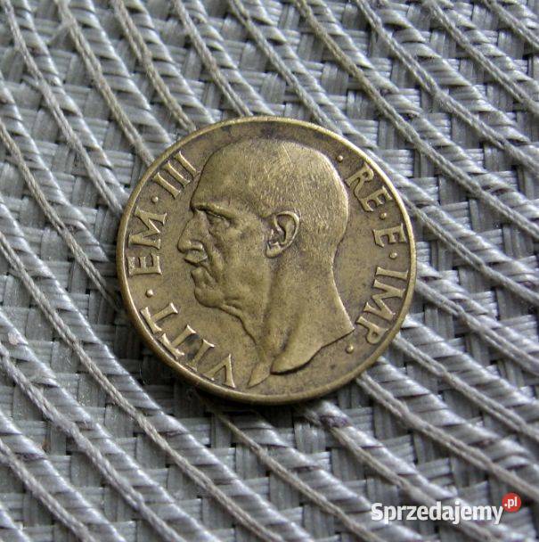 Włochy 10 Centesimi 1940r Brązal