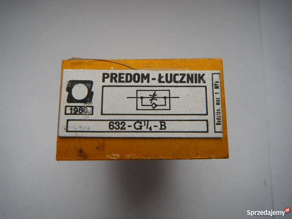 Zawór dławiący Łucznik 623G14B Nowe regulowany Chlewiska