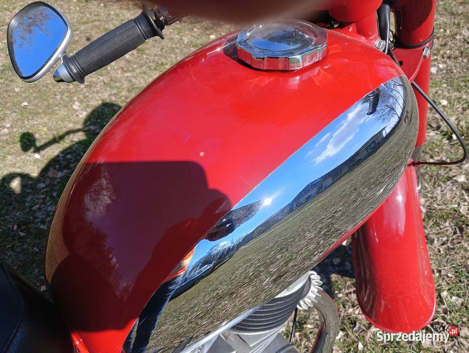 Jawa 175 podwójny wydech w świetnym stanie białe Rok produkcji 1959 Jawa Łask