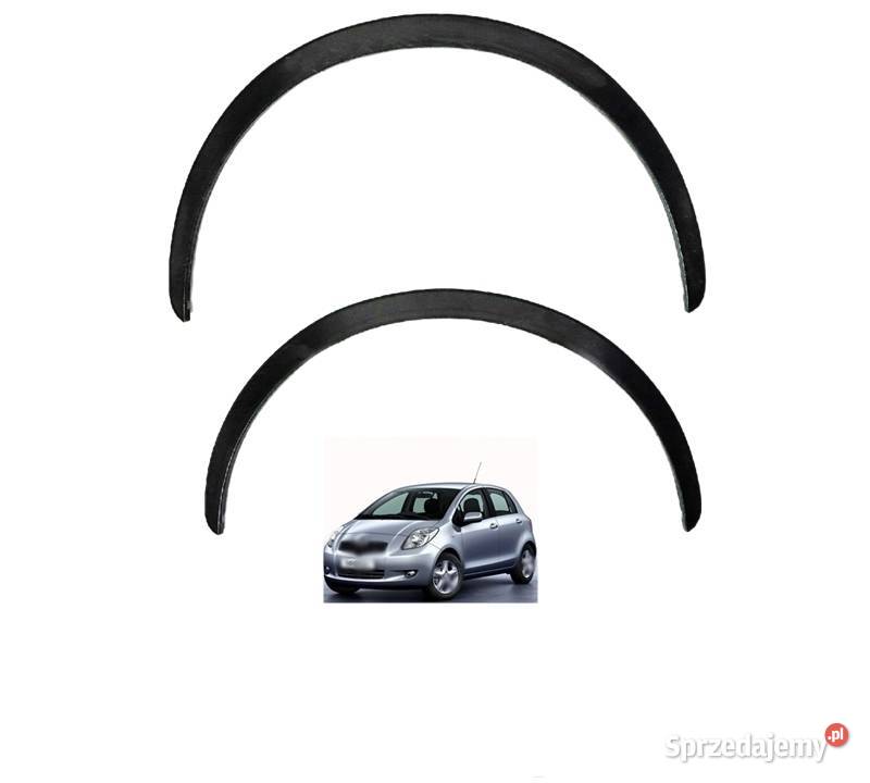 Toyota Yaris nakładki na błotnik czarny mat 4 Karoseria Ostrów Wielkopolski
