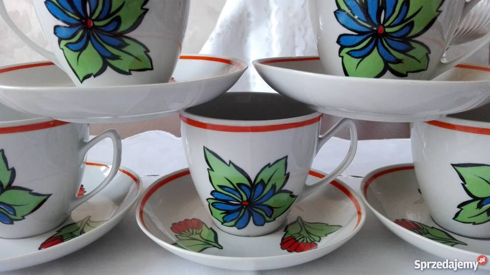 Filiżanki porcelanowe Aldona CHODZIEŻ Białystok