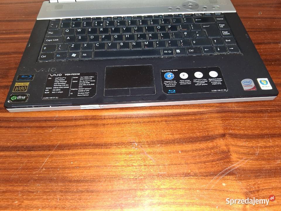 Sony Vaio VGNFZ31M 2GB sprzedam