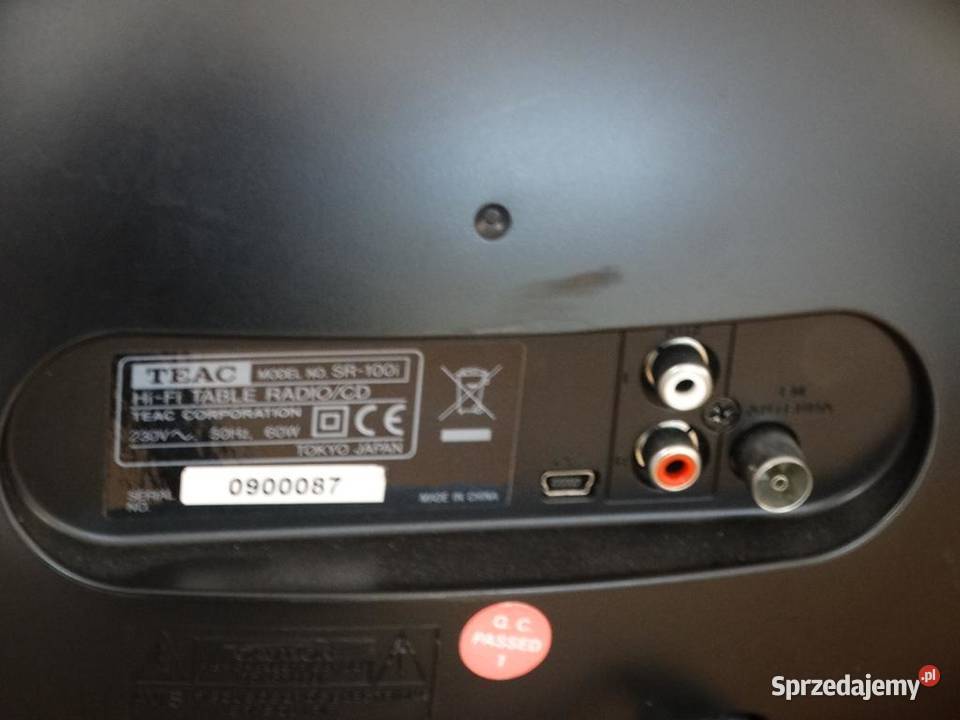 Radio CD TEAC SR100i MP3 USB RDS pilot WYSYŁKA Jasło