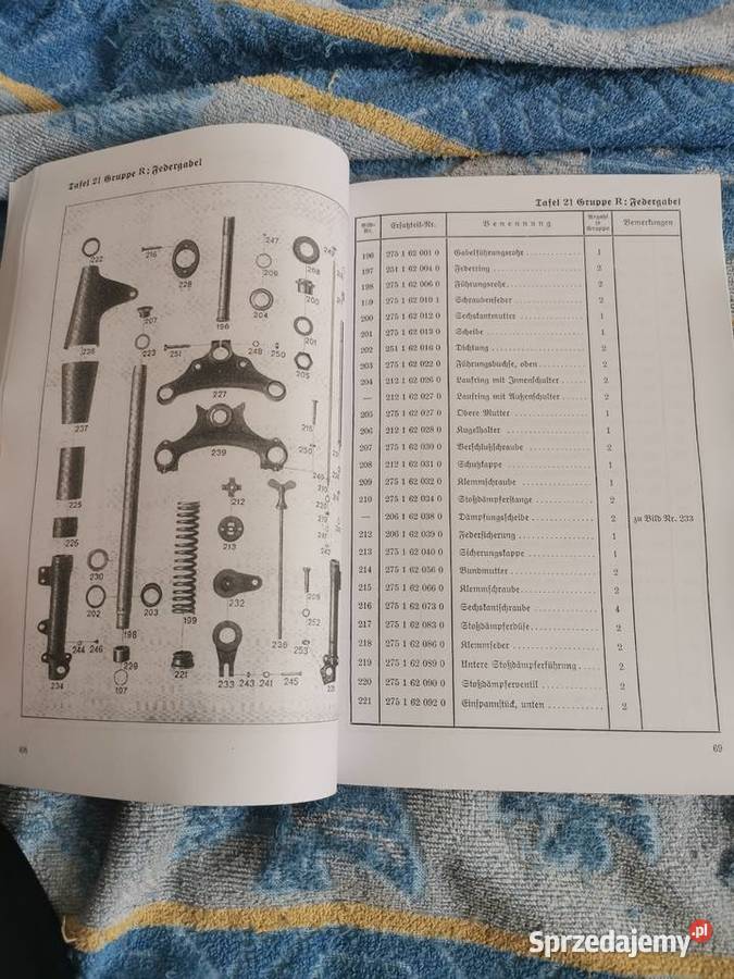 BMW R 75 Sahara Ersatzteilliste 1941 pomorskie Lębork sprzedam