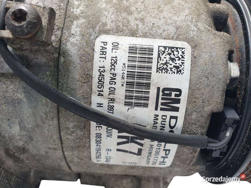 SPRĘŻARKA KLIMATYZACJI Opel Insignia 20 CDTI Kompresory klimatyzacji Chełm sprzedam