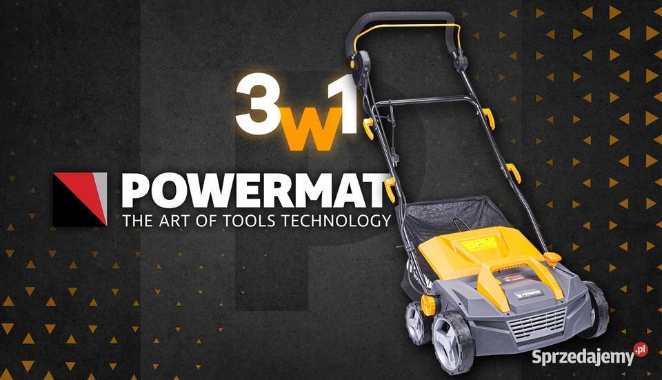 Aerator wertykulator elektryczny z koszem 2550w