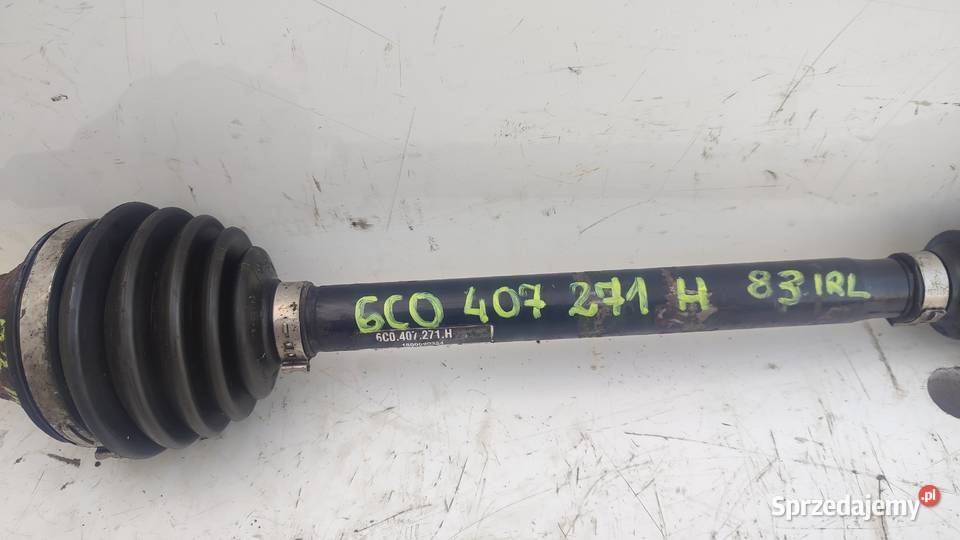 83IRLSKODA FABIA 3 III MPI 6C0407271H PÓŁOŚ LEWA osobowe