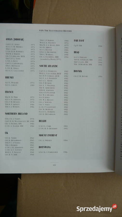 SAS The Illustrated History album angielski Dom i Ogród podlaskie Sokółka